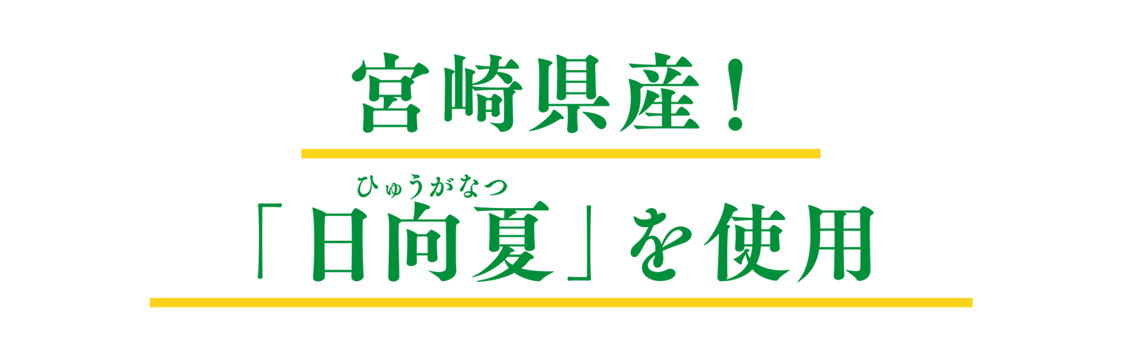 宮崎県産！「日向夏」を使用