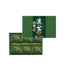 濃い茶鶴の子 6個入り